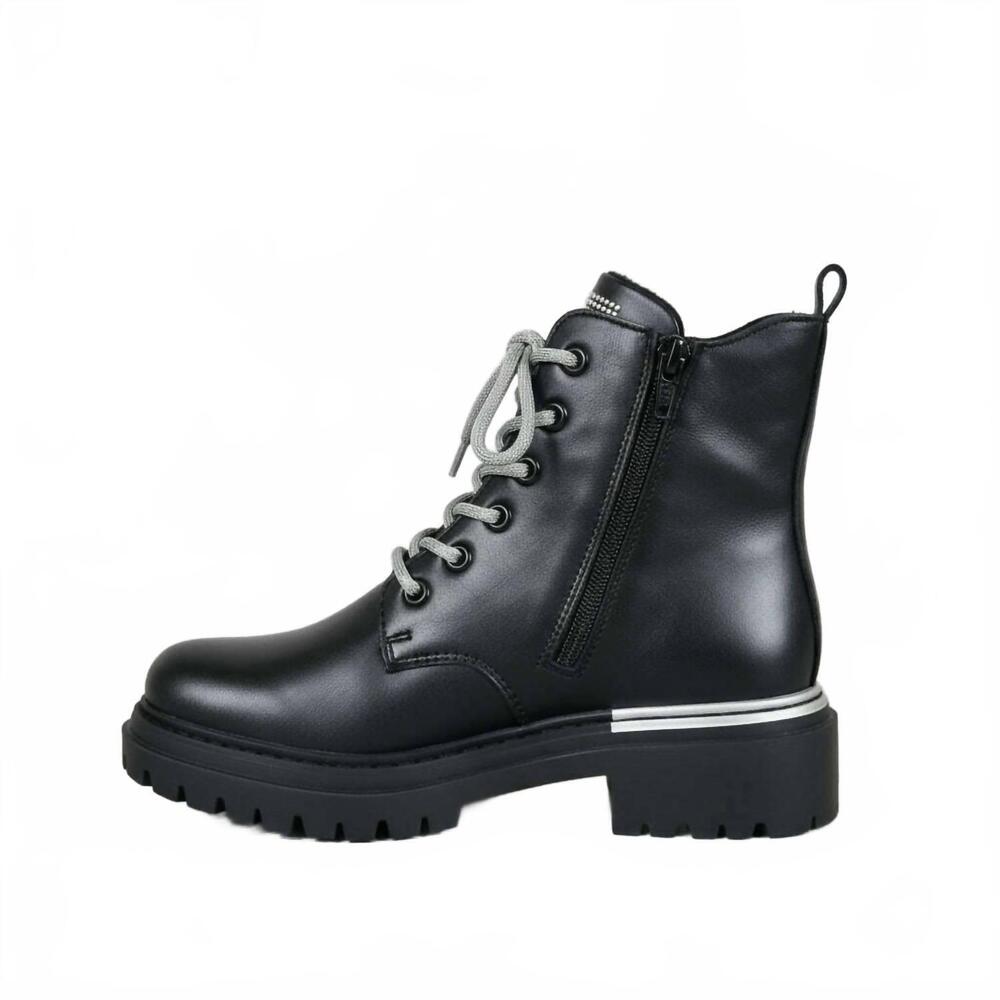 NEW RIEKER women's work boots in black